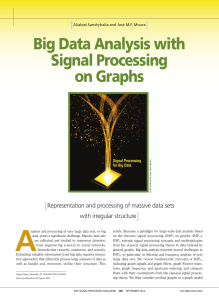 Big Data Analysis with Signal Processing on Graphs