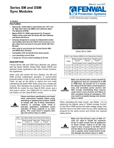 Series SM and DSM Sync Modules