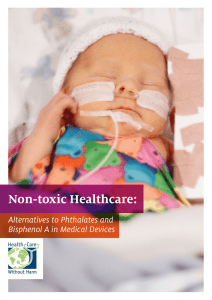 Non-toxic Healthcare - Health Care Without Harm