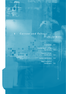 6 • Current and Voltage Transformers