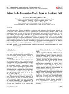 Indoor Radio Propagation Model Based on Dominant Path