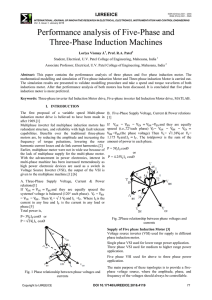 Performance analysis of Five-Phase and Three