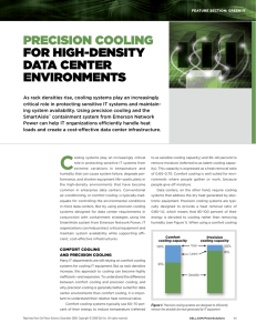 Precision cooling For HigH-Density Data center environments