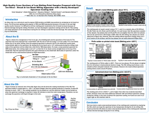 Low Melting Point Materials