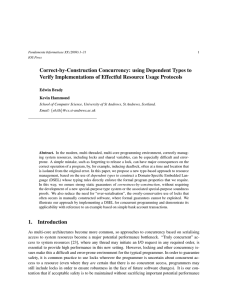 Correct-by-Construction Concurrency: using