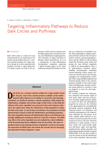 Targeting Inflammatory Pathways to Reduce Dark Circles and