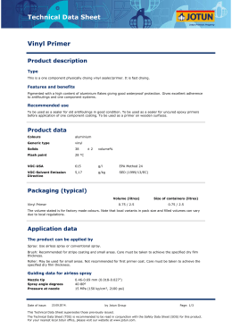 Technical Data Sheet Jotamastic 80