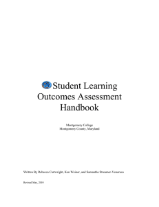 Student Learning Outcomes Assessment Handbook