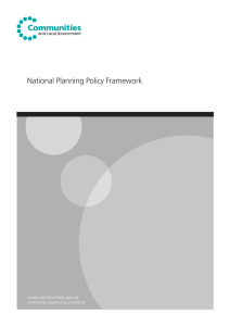 National Planning Policy Framework