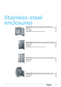 Stainless-steel enclosures