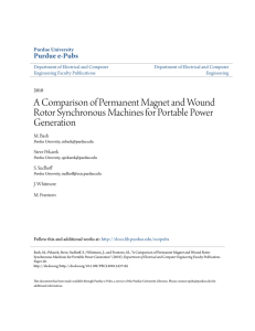 A Comparison of Permanent Magnet and Wound Rotor