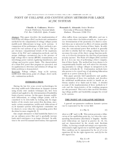 point of collapse and continuation methods for large ac dc systems