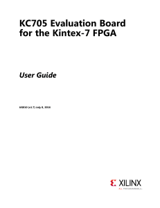 KC705 Evaluation Board for the Kintex