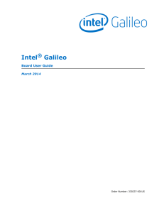Intel® Galileo Board User Guide