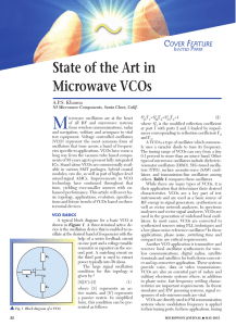 State of the Art in Microwave VCOs
