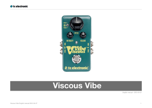 Viscous Vibe - TC Electronic