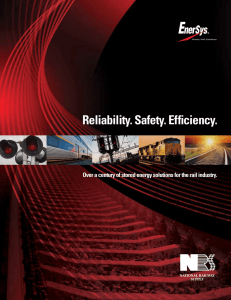 Reliability. Safety. Efficiency.