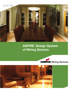 ASPIRE™ Design System of Wiring Devices