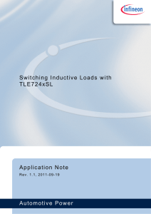 Switching Inductive Loads with TLE724xSL Automotive