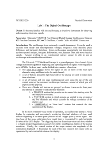 Lab 1: The Digital Oscilloscope