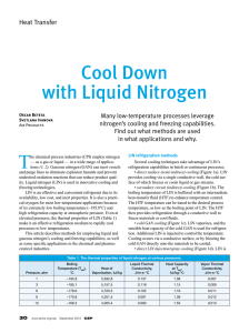 Cool Down with Liquid Nitrogen