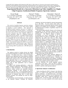 Detector Log Video Amplifier paper.