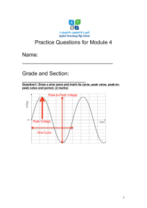 Practice Questions for Module 4 Name