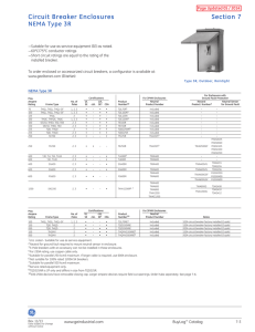 Section 7 Circuit Breaker Enclosures