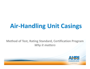 Air-Handling Unit Casings