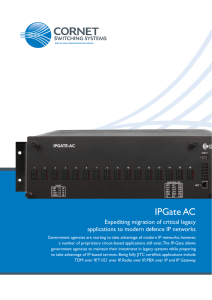 IPGate AC - Cornet Switching Systems