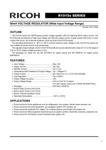 R1515x Datasheet