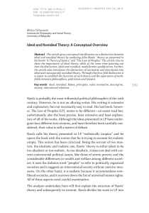 Ideal and Nonideal Theory: A Conceptual Overview