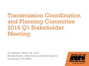 Transmission Coordination and Planning Committee 2016 Q1