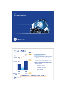 GE Transportation Transportation