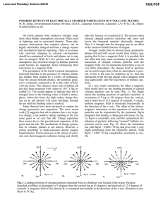 POSSIBLE EFFECTS OF ELECTRICALLY CHARGED PARTICLES