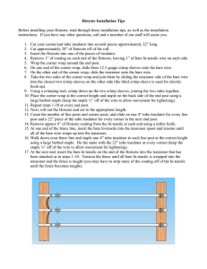 Hotcote Installation Tips Before installing your Hotcote, read through