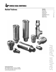 Relief Valves - Circle Seal Controls