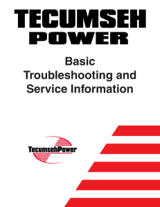 Basic Troubleshooting and Service Information