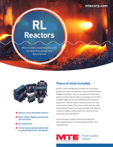 Reactors - MTE Corporation
