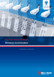 Miniature circuit breakers