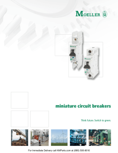 miniature circuit breakers