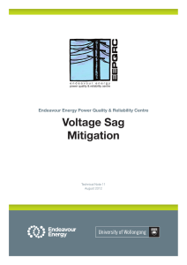 Voltage Sag Mitigation - School of Electrical, Computer and