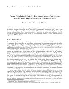 Torque Calculation in Interior Permanent Magnet Synchronous