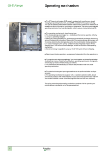Operating mechanism - Schneider Electric