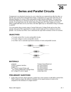 26 Series and Parallel Circuits