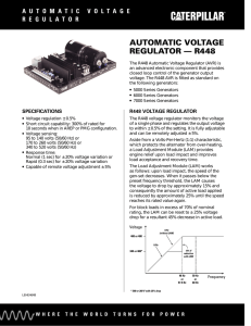 R448 Automatic Voltage Regulator