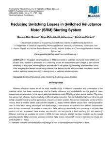 Reducing Switching Losses in Switched Reluctance Motor (SRM