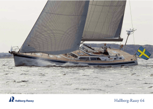 Hallberg-Rassy 64 colour brochure, summer photos edition, 32 pages