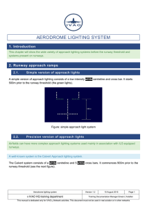 Aerodrome lighting system