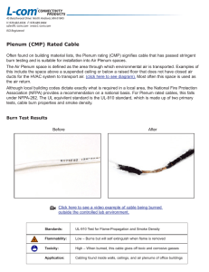 Plenum (CMP) Rated Cable - L-Com